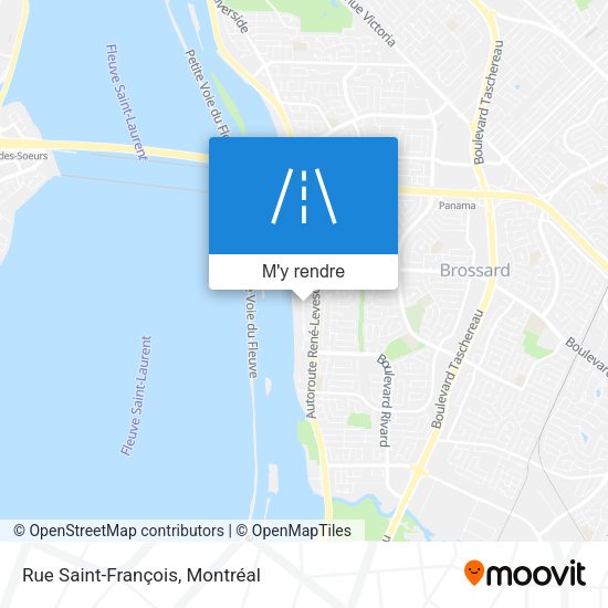 Rue Saint-François plan