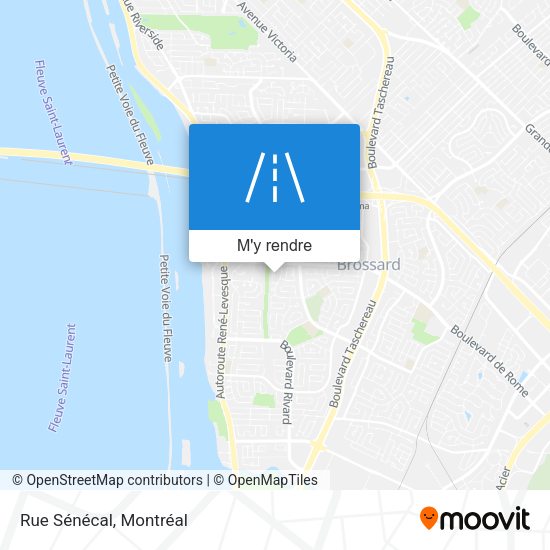 Rue Sénécal plan