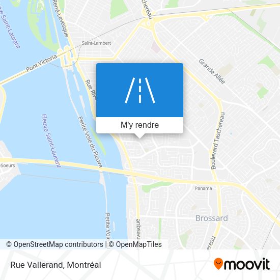 Rue Vallerand plan