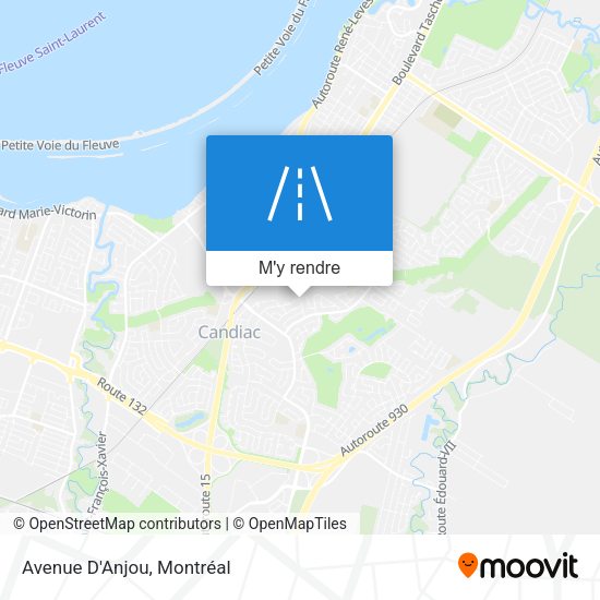 Avenue D'Anjou plan