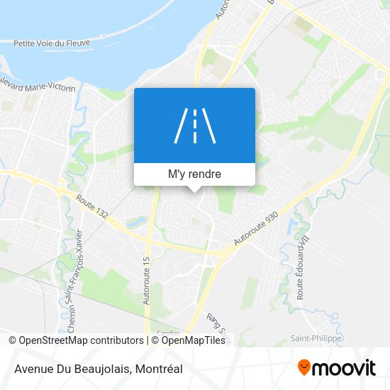 Avenue Du Beaujolais plan