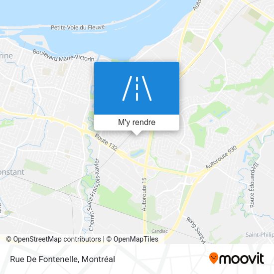Rue De Fontenelle plan