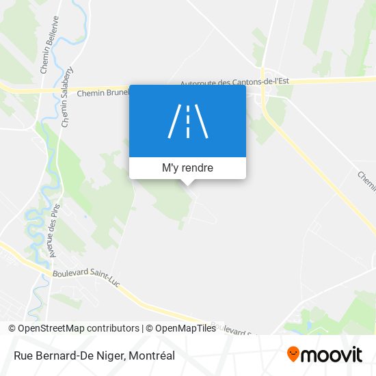 Rue Bernard-De Niger plan