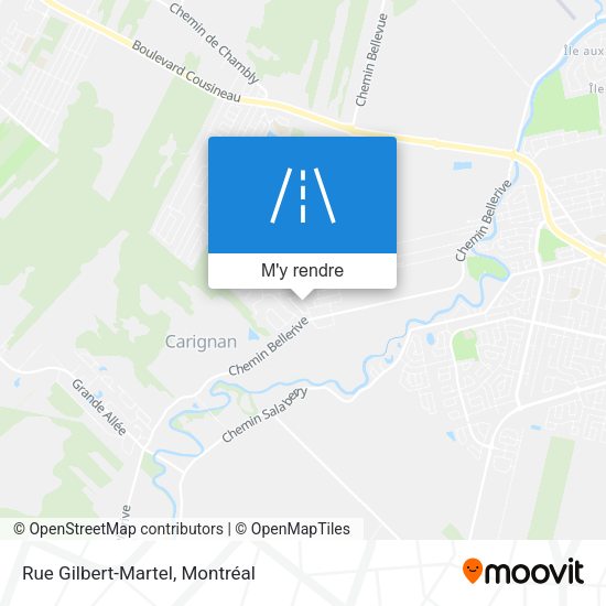 Rue Gilbert-Martel plan