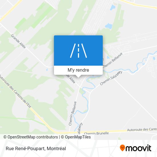 Rue René-Poupart plan