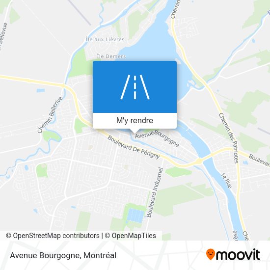 Avenue Bourgogne plan