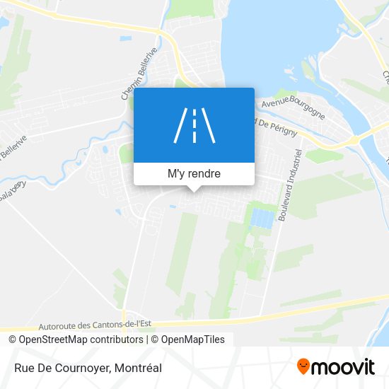 Rue De Cournoyer plan
