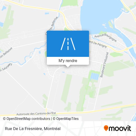 Rue De La Fresnière plan