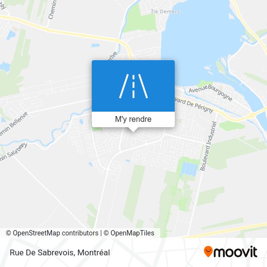 Rue De Sabrevois plan