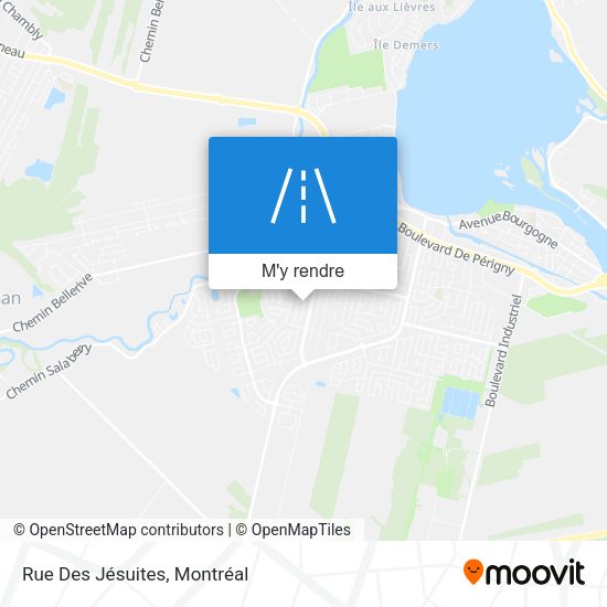 Rue Des Jésuites plan