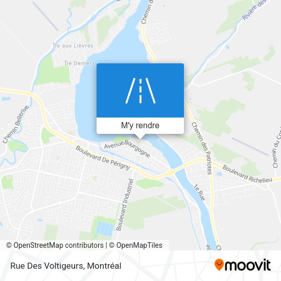 Rue Des Voltigeurs plan