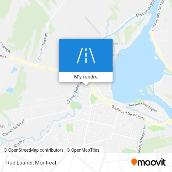 Rue Laurier plan