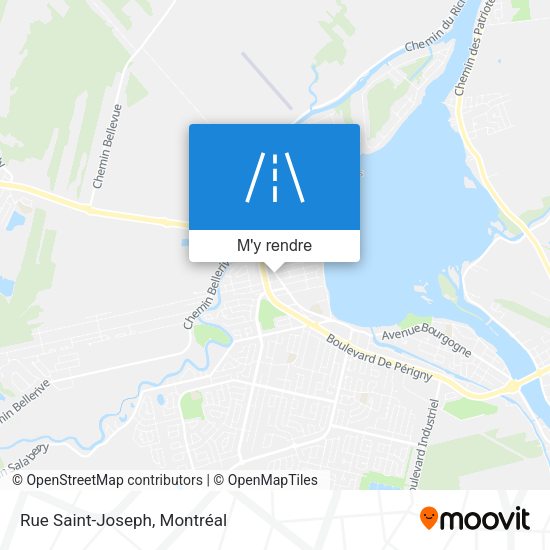 Rue Saint-Joseph plan