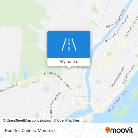 Rue Des Chênes plan