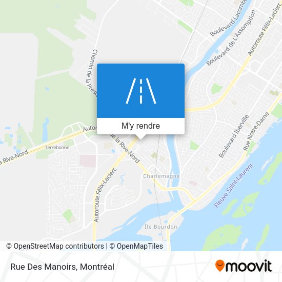 Rue Des Manoirs plan