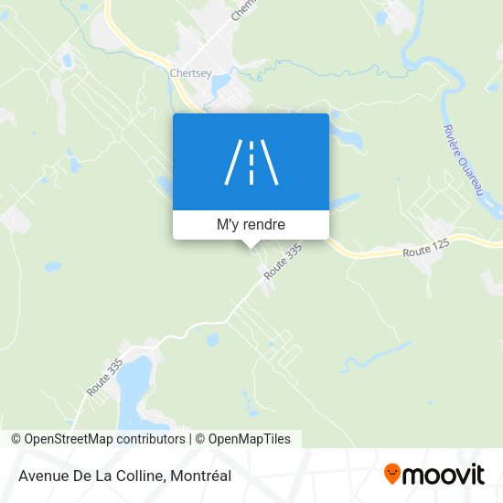 Avenue De La Colline plan