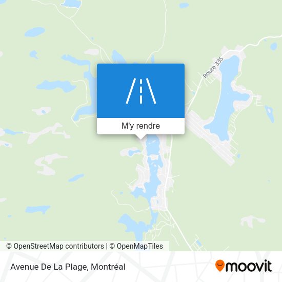 Avenue De La Plage plan