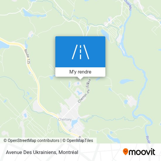 Avenue Des Ukrainiens plan