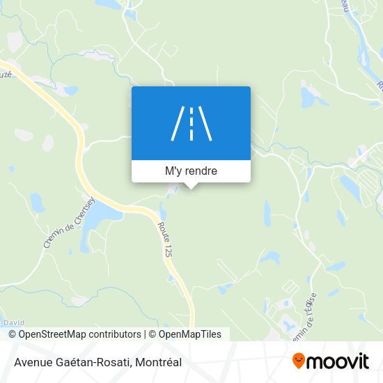 Avenue Gaétan-Rosati plan