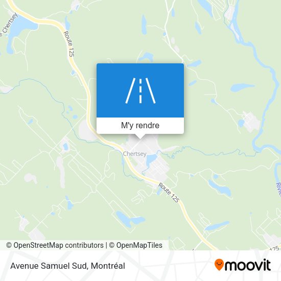 Avenue Samuel Sud plan