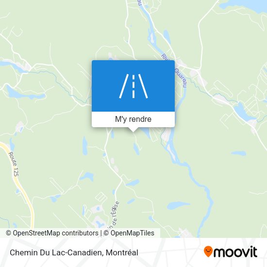 Chemin Du Lac-Canadien plan