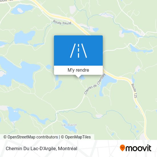 Chemin Du Lac-D'Argile plan