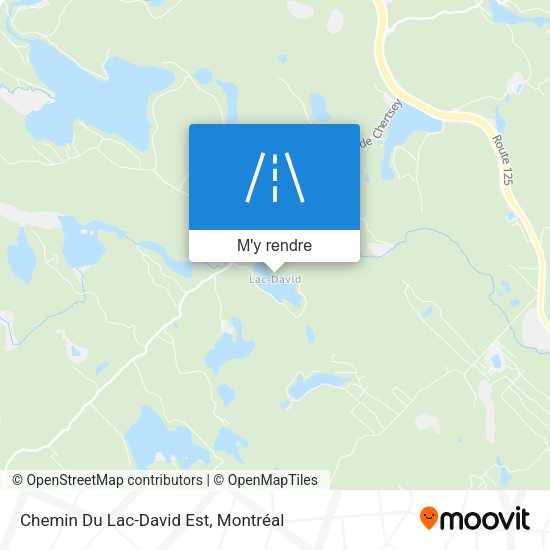 Chemin Du Lac-David Est plan