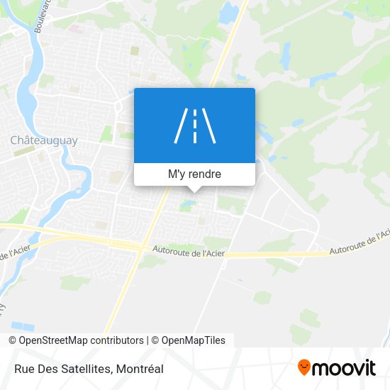 Rue Des Satellites plan