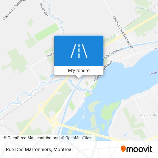Rue Des Marronniers plan