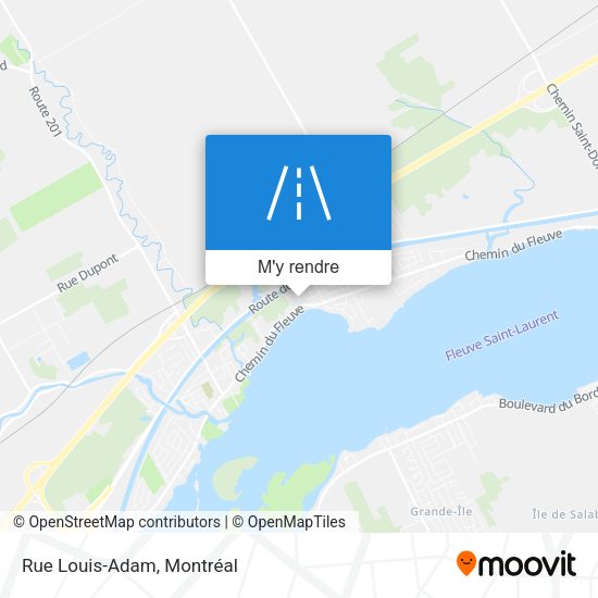 Rue Louis-Adam plan