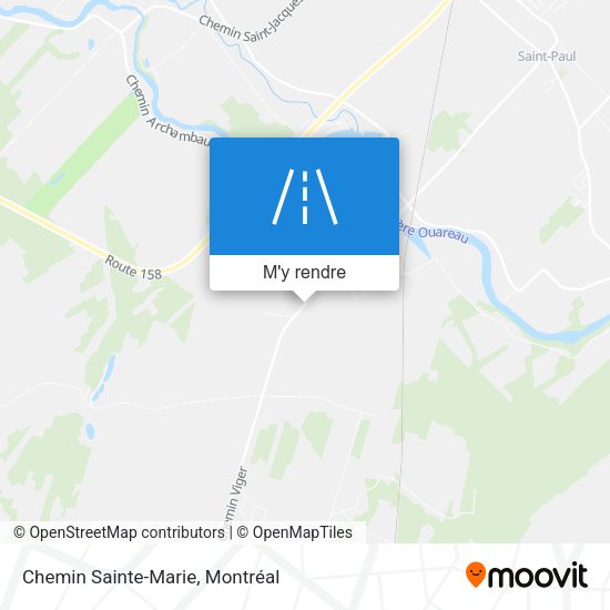 Chemin Sainte-Marie plan