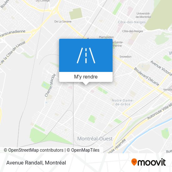 Avenue Randall plan