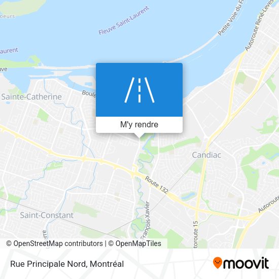 Rue Principale Nord plan