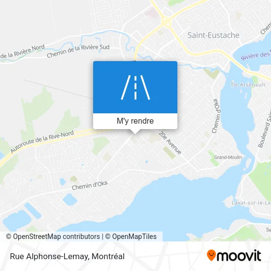 Rue Alphonse-Lemay plan
