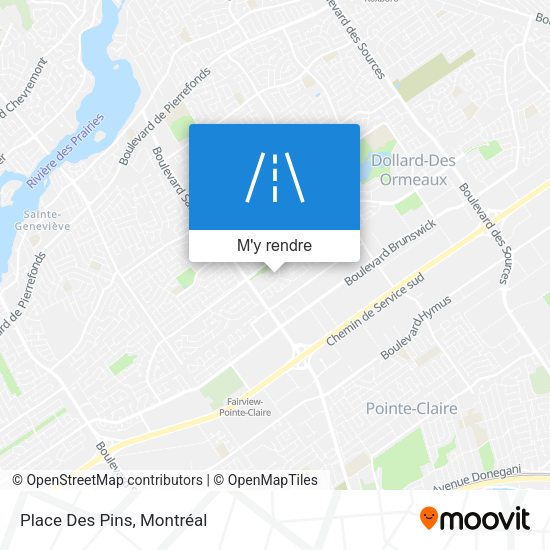 Place Des Pins plan