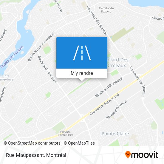 Rue Maupassant plan