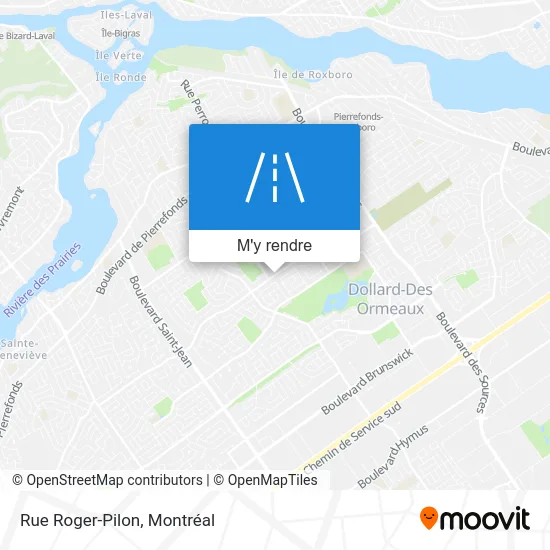 Rue Roger-Pilon plan