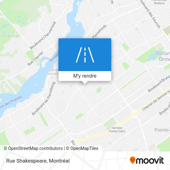 Rue Shakespeare plan