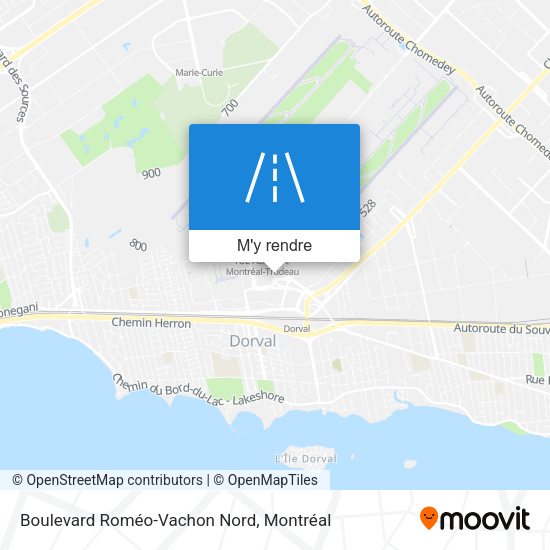 Boulevard Roméo-Vachon Nord plan