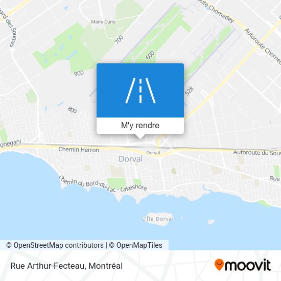 Rue Arthur-Fecteau plan
