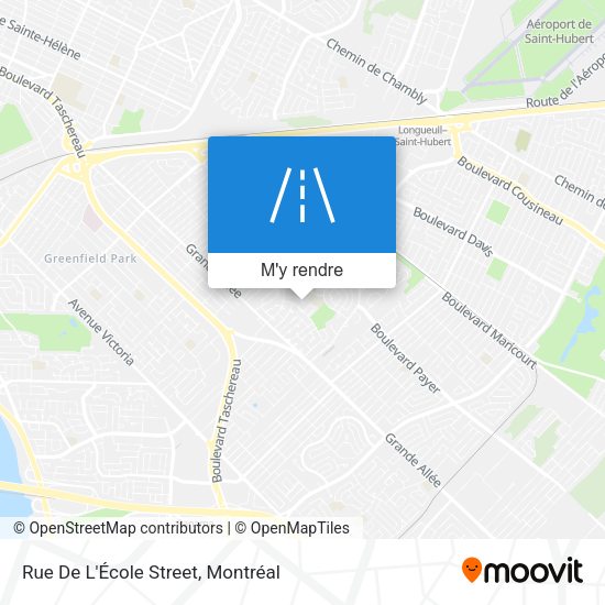 Rue De L'École Street plan