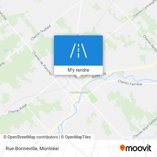 Rue Bonneville plan