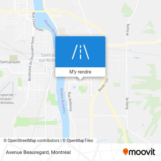 Avenue Beauregard plan
