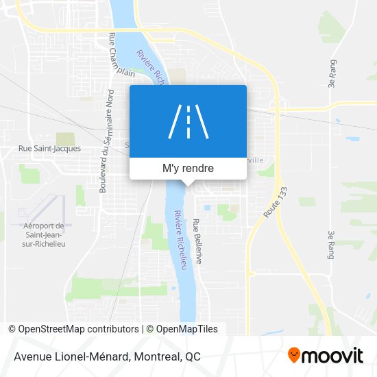 Avenue Lionel-Ménard plan