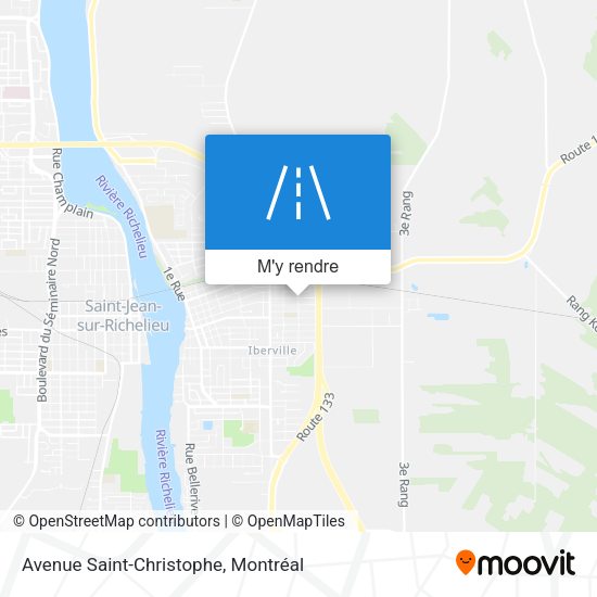 Avenue Saint-Christophe plan