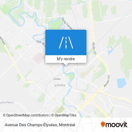 Avenue Des Champs-Élysées plan