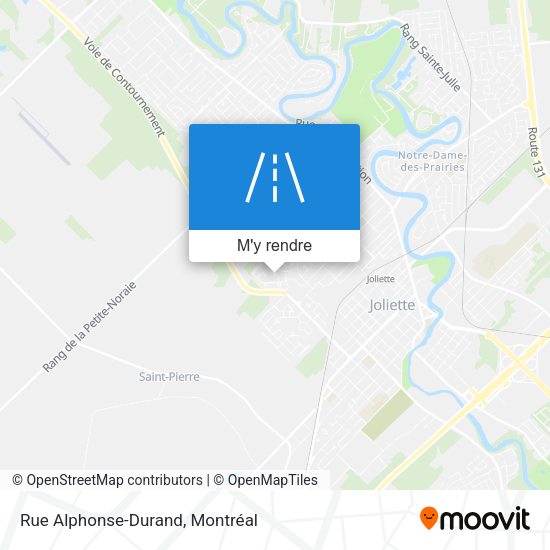 Rue Alphonse-Durand plan