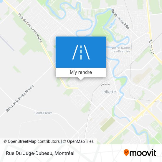 Rue Du Juge-Dubeau plan