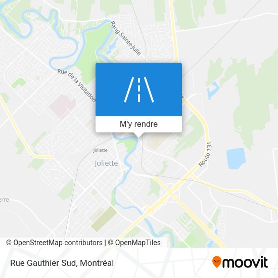 Rue Gauthier Sud plan