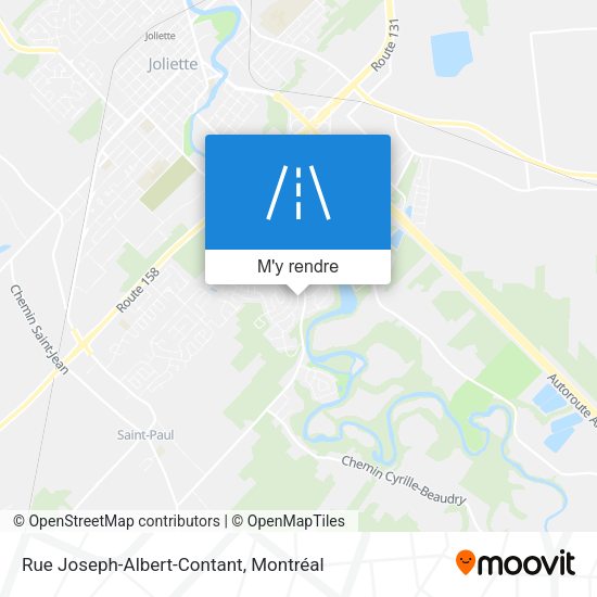Rue Joseph-Albert-Contant plan